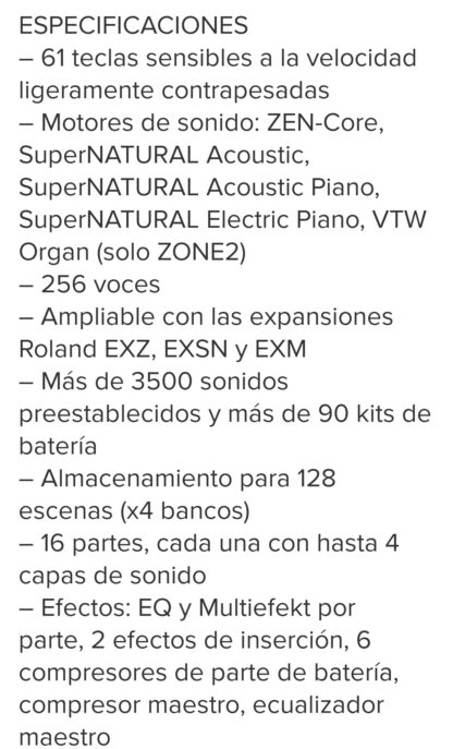 Sintetizador ROLAND FANTOM 06 - Imagen 5