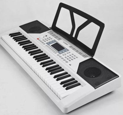 Teclado SENSITIVO cinco octavas marca PARQUER k180W,300 sonidos 300 ritmos,salida USB  y auriculares ,audio - Imagen 4