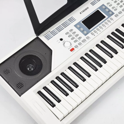 Teclado SENSITIVO cinco octavas marca PARQUER k180W,300 sonidos 300 ritmos,salida USB  y auriculares ,audio - Imagen 5
