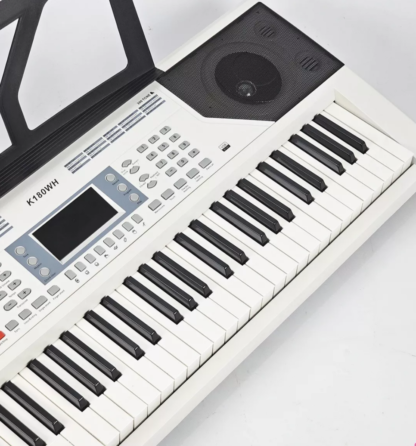 Teclado SENSITIVO cinco octavas marca PARQUER k180W,300 sonidos 300 ritmos,salida USB  y auriculares ,audio - Imagen 6