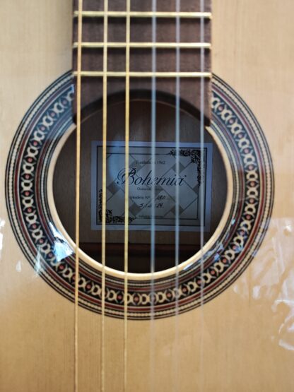 Guitarra criolla BOHEMIA estudio superior,puente de nogal,diapasón cedro,tapa pino,modelo 18 - Imagen 5
