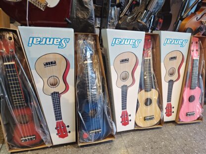Ukelele soprano con funda SANRAI , madera de tilo y puente palorosa - Imagen 6