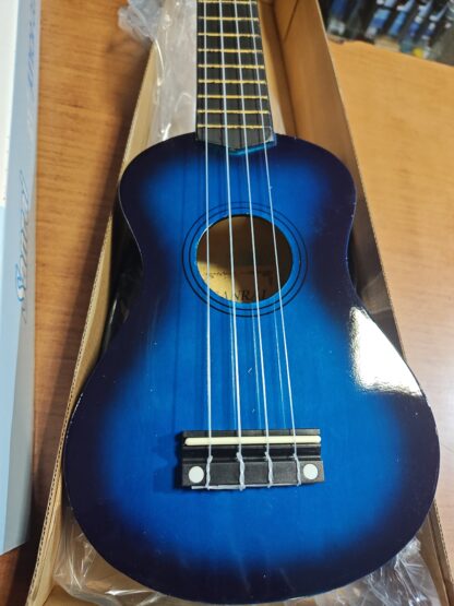 Ukelele soprano con funda SANRAI , madera de tilo y puente palorosa - Imagen 2