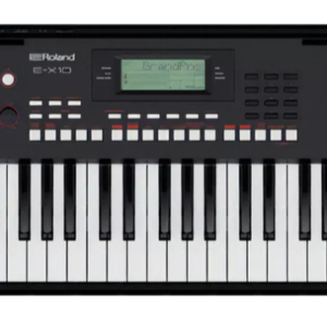 Órgano ROLAND modelo EX10,sensitivo,cinco octavas,display retroluminico,600 sonidos alta calidad