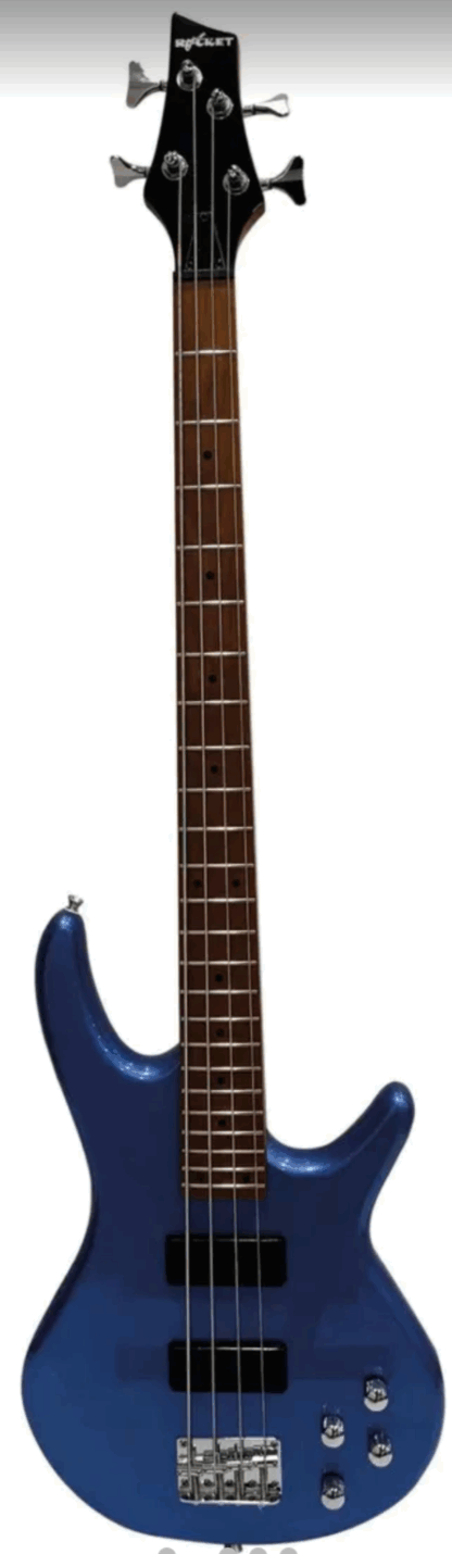 Bajo marca ROCKET cuatro cuerdas pasivo,exelente sonido y construccion,mastil de maple cuerpo de poplar,clavijas die cast