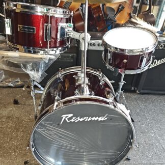 Batería niños,juvenil, RESOUND 3 cuerpos bombo 16",con platillo pie de bombo,pie de redoblante platillo