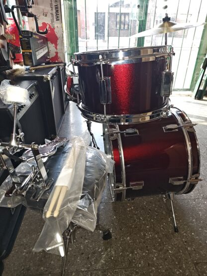 Batería niños,juvenil, RESOUND 3 cuerpos bombo 16",con platillo pie de bombo,pie de redoblante platillo - Imagen 3