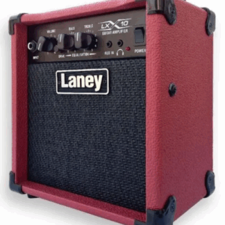 Amplificador guitarra electrica LANEY 10w con distorsión,salida auricular entrada adicional MP3,corriente 220v