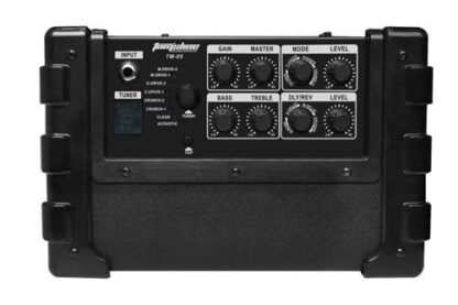 equipo para guitarra electrica TOMSLINE TM05 con multiefectos,delay,reverb,chorus,flanger,tremolo,phaser y se pueden mezclar con seis tipos de distorcion,entrada mp3,entrada auxiliar,y salida auriculares - Imagen 2