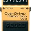 pedal de efecto BOSS OS2 dual distorsion