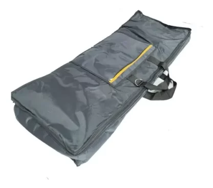 funda acolchada impermeable,para teclados de 5 octavas,acolchado en costados,con bolsillo externo