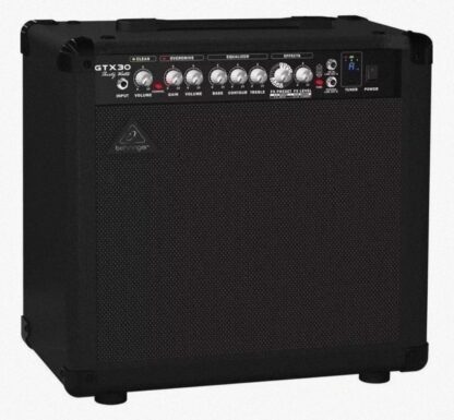 Amplificador BERINGHER guitarra,con modelado valvular digital,efectos chorus,delay,flanger,tremolo, distorsión,afinador,parlante de 12" BUGERA,30 watts - Imagen 2