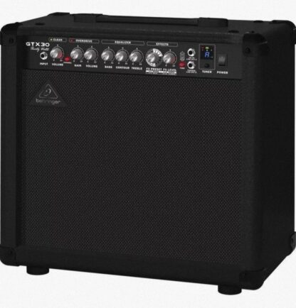 Amplificador BERINGHER guitarra,con modelado valvular digital,efectos chorus,delay,flanger,tremolo, distorsión,afinador,parlante de 12" BUGERA,30 watts - Imagen 4