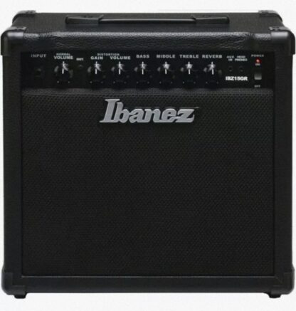 Equipo guitarra eléctrica IBANEZ 15 watts ,con distorsión,reberberancia,entrada auxiliar,salida auriculares,muy potente