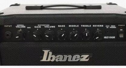 Equipo guitarra eléctrica IBANEZ 15 watts ,con distorsión,reberberancia,entrada auxiliar,salida auriculares,muy potente - Imagen 2