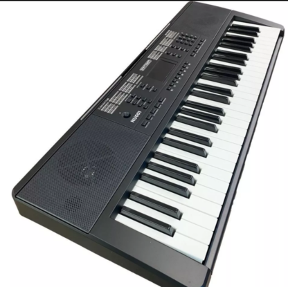 Teclado marca BONTEMPI ,54 teclas tipo piano,graba,display,300 sonidos y 300 ritmos,incluye fuente y atril partitura - Imagen 2