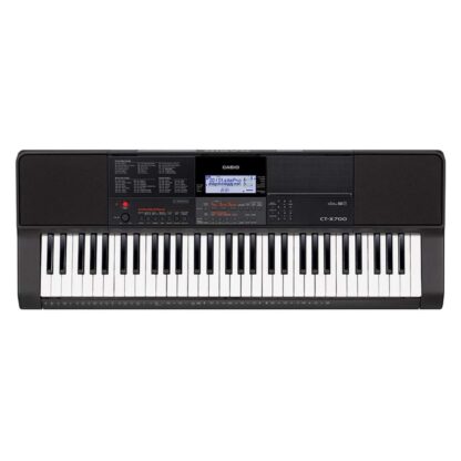 CASIO CTX 700,sensitivo,600 sonidos,195 ritmos,grabador,48 notas polifonia,4,3 kgs.cinco octavas tipo piano