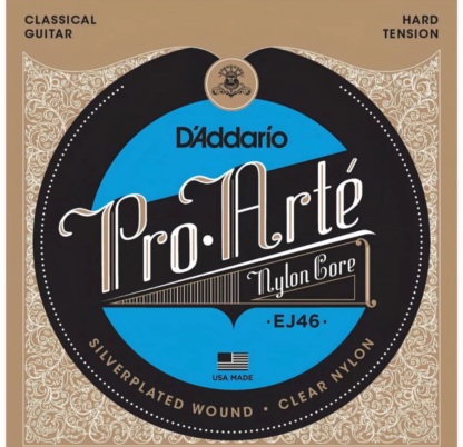 Encordado para guitarra criolla o electrocriolla,profesional marca D'addario PRO ARTE,tensión alta