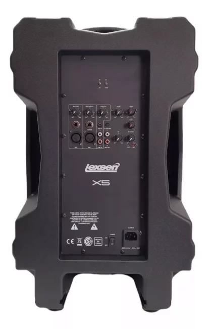 caja potenciada APOGEE BT115,150W reales de potencia,parlante 15",3 canales con volumen independientes,BT,efecto delay incorporado,2 entradas balanceadas - Imagen 3