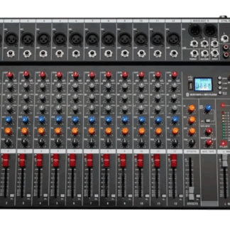 Consola de sonido profesional XTREME SOUND 12 CANALES,BT MP3