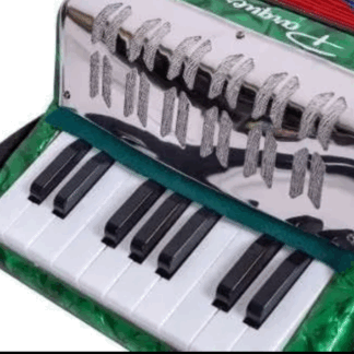 Acordeon niños con teclas PARQUER ,17 teclas,8 bajos