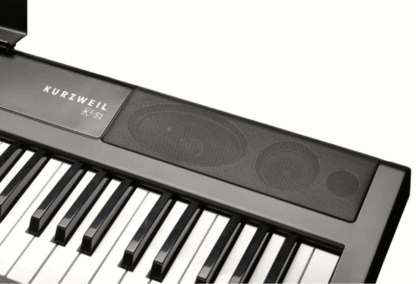 Piano profesional KURZWEIL modelo KAS1,88 teclas semi pesadas 16 sonidos 128 voces polifonía pedal sustain,USB - Imagen 2