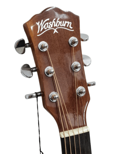 Guitarra electroacústica profesional marca WASHBURN ,modelo AD5CE APPENTICE series,diapasón palo Rosa,tapa pino abeto,lateral y fondo Mahogany,equalizador BARCUS BERRY LX4,clavijero profesional,equipada con cuerdas Daddario xp16 bronce fosforado - Imagen 3