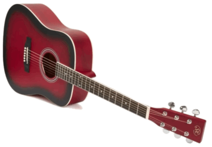 Guitarra acústica SX,tapa de spruce,diapasón palorosa - Imagen 2