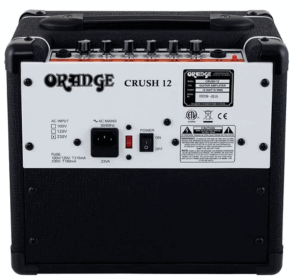 Equipo de guitarra electrica marca ORANGE de 12w ,modelo crush12 con distorsión altavoz de 6,muy potente" - Imagen 3