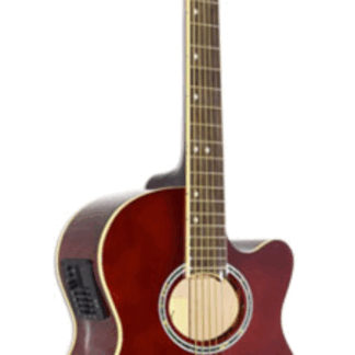 Guitarra electroacústica marca LEONARD con equalizador activo y afinador,tapa de pino abeto aro y fondo de tilo puente de madera,mástil regulable
