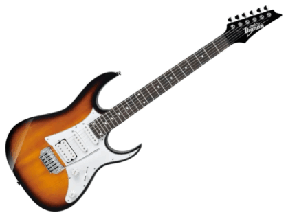Guitarra electrica IBANEZ modelo GRX40 con palanca dos micrófonos simples y un doble
