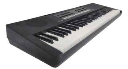 Teclado marca PARQUER cinco octavas,61 teclas modelo K196 sensitivo,con BT 300 sonidos ,300 ritmos  dual voces,USB,salida audio,entrada para pedal SUSTAIN,