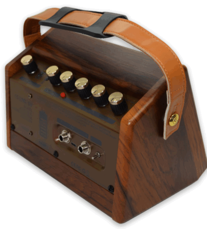 Amplificador para guitarra acústica o ELECTROCRIOLLA,dos canales uno para instrumento otro para la voz de 15w potencia con efecto reverberancia marca LEONARD ,con BT - Imagen 3
