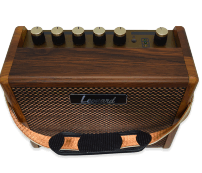 Amplificador para guitarra acústica o ELECTROCRIOLLA,dos canales uno para instrumento otro para la voz de 15w potencia con efecto reverberancia marca LEONARD ,con BT - Imagen 6
