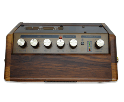 Amplificador para guitarra acústica o ELECTROCRIOLLA,dos canales uno para instrumento otro para la voz de 15w potencia con efecto reverberancia marca LEONARD ,con BT - Imagen 2