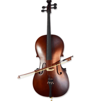 Violoncello 4/4 marca STRADELLA tapa pino,incluye funda,arco resina y 4 microafinadores