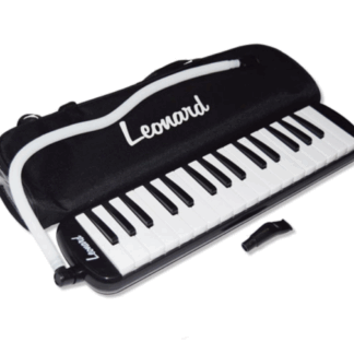 Melódica piano 32 teclas ,marca LEONARD con boquilla , manguera y funda impermeable