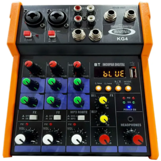 Consola sanrai kg4 con BT 4 canales,y efectos incorporados