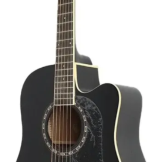 Guitarra electroacustica WASBURN modelo WA47,de lujo con equalizador Barcus Berry profesional traste alpaca tapa spruce,clavijero lujo