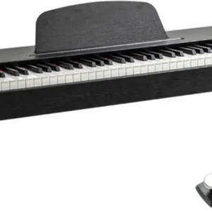 Piano marca JOY,88 teclas contra pesadas,800 sonidos ,600 acompañamientos automáticos,incluye pedal de sustain , transformador y atril partitura