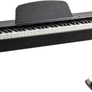 Piano marca JOY,88 teclas contra pesadas,800 sonidos ,600 acompañamientos automáticos,incluye pedal de sustain , transformador y atril partitura